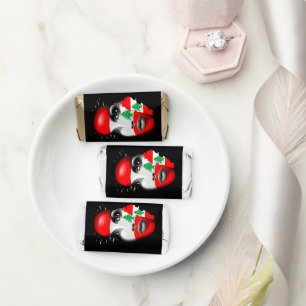 Lebanon Flag and Map on girl's face Hershey's Miniatures