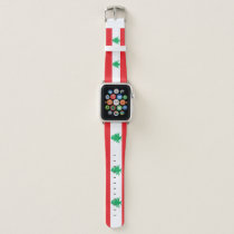 Lebanon Flag Apple Watch Band