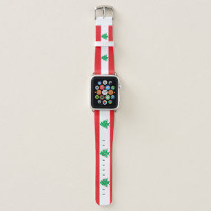 Lebanon Flag Apple Watch Band
