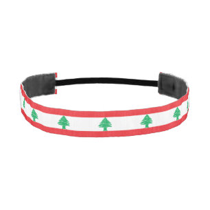 Lebanon Flag Athletic Headband
