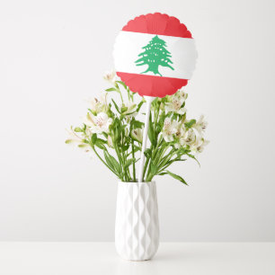 Lebanon flag balloon
