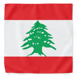 Lebanon Flag Bandana