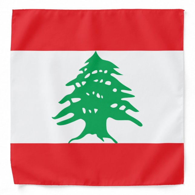 Lebanon Flag Bandana (Front)