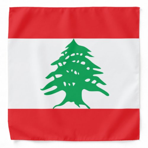 Lebanon Flag Bandana