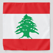 Lebanon Flag Bandana