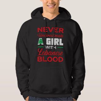 Lebanon Flag Beirut Lobnan Lover Lebanese Girl Wom Hoodie