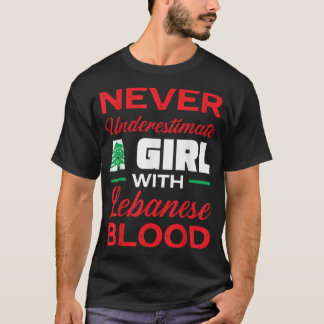 Lebanon Flag Beirut Lobnan Lover Lebanese Girl Wom T-Shirt