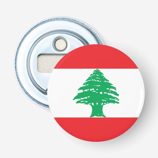 Lebanon Flag Bottle Opener (Front)