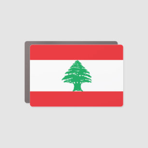Lebanon Flag Car Magnet