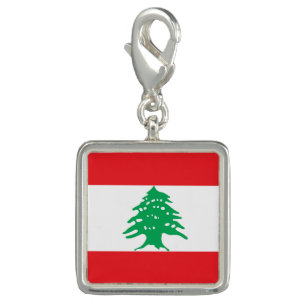 Lebanon flag charm