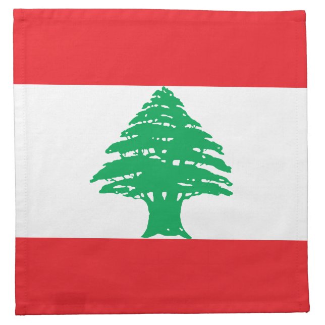 Lebanon Flag Cloth Napkin (Front)