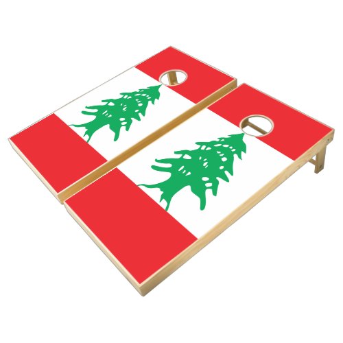 Lebanon Flag Cornhole Set