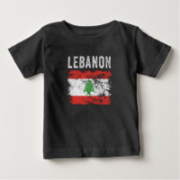 Lebanon Flag Distressed - Lebanese Flag