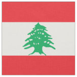 Lebanon flag fabric