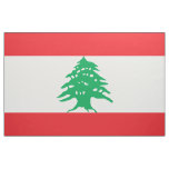 Lebanon Flag Fabric
