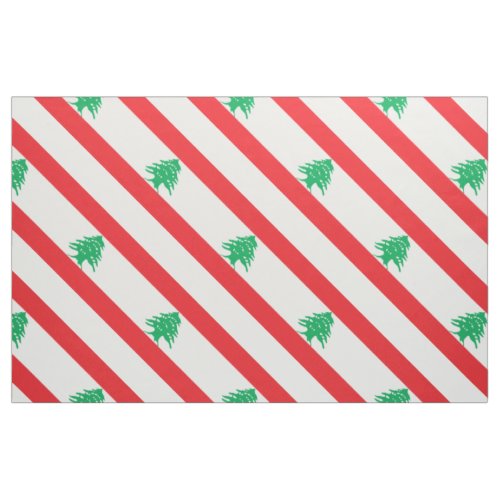 Lebanon Flag Fabric