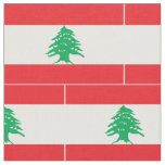 Lebanon Flag Fabric