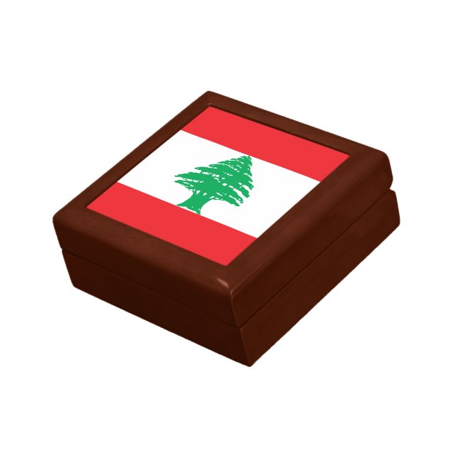 Lebanon Flag Gift Box (Side)