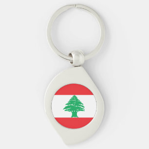 Lebanon Flag Keychain