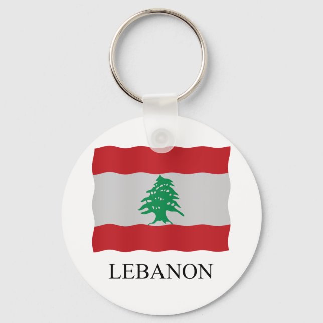 Lebanon flag keychain (Front)