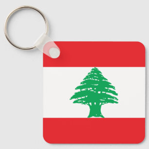 Lebanon Flag Keychain