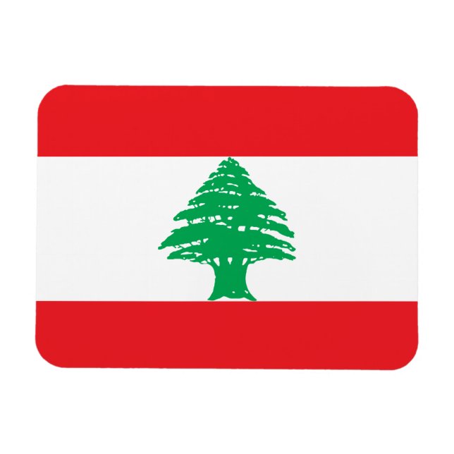 Lebanon Flag Magnet (Horizontal)