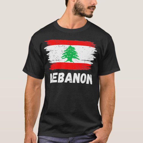 Lebanon Flag Merchandise For Lebanese Heritage Roo T_Shirt