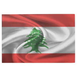 Lebanon Flag Metal Print
