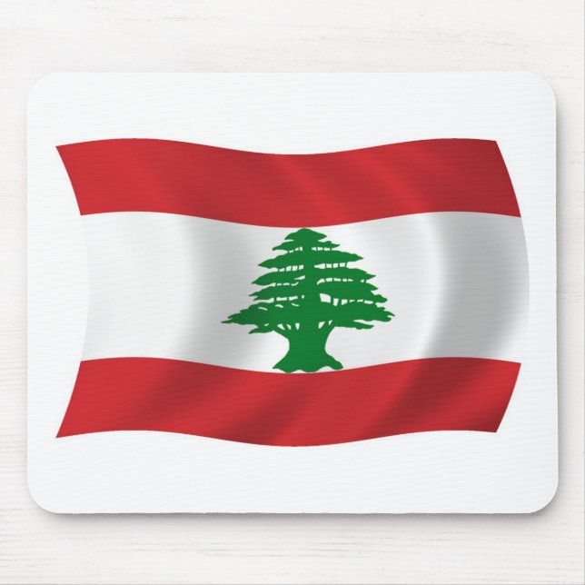 Lebanon Flag Mousepad (Front)