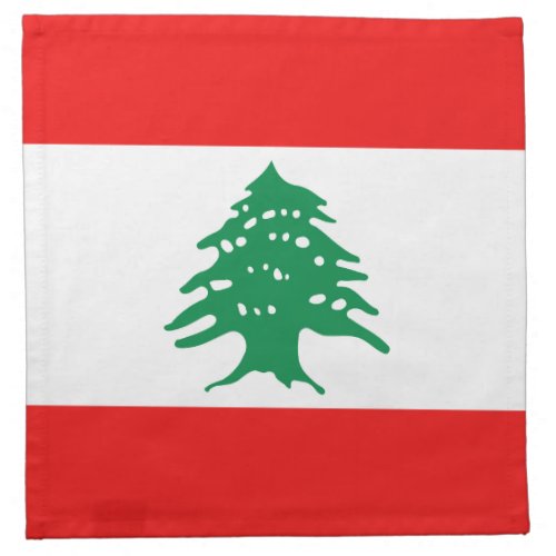 Lebanon Flag Napkin