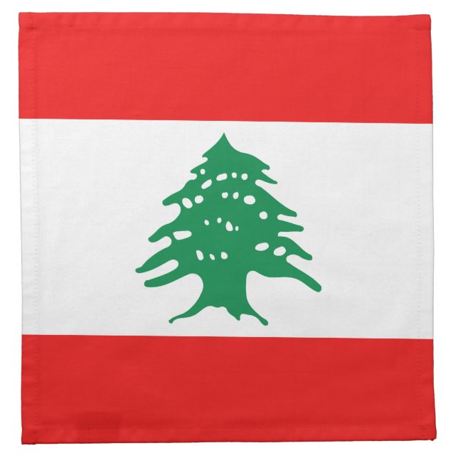 Lebanon Flag Napkin (Front)