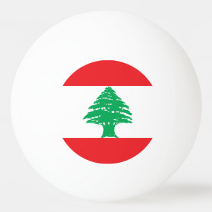 Lebanon Flag Ping Pong Ball