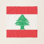 Lebanon Flag Scarf<br><div class="desc">Patriotic flag of Lebanon.</div>