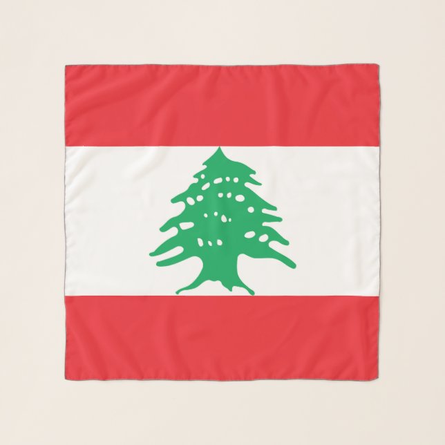 Lebanon flag scarf (Front)
