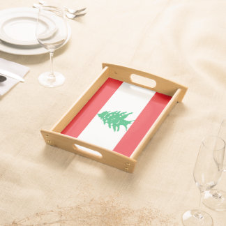 Lebanon flag serving tray