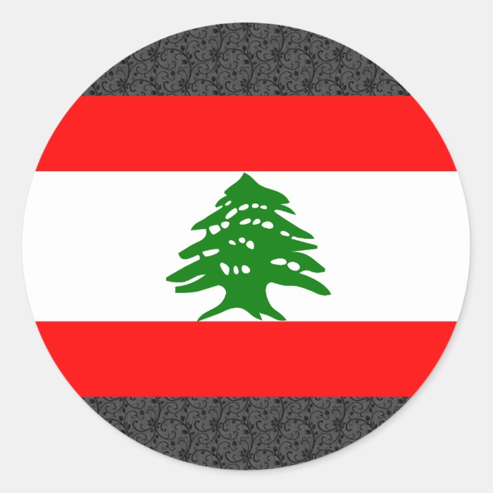 Lebanon Flag Sticker