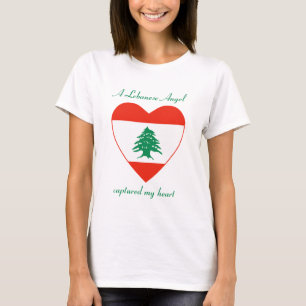Lebanon Flag Sweetheart T-Shirt