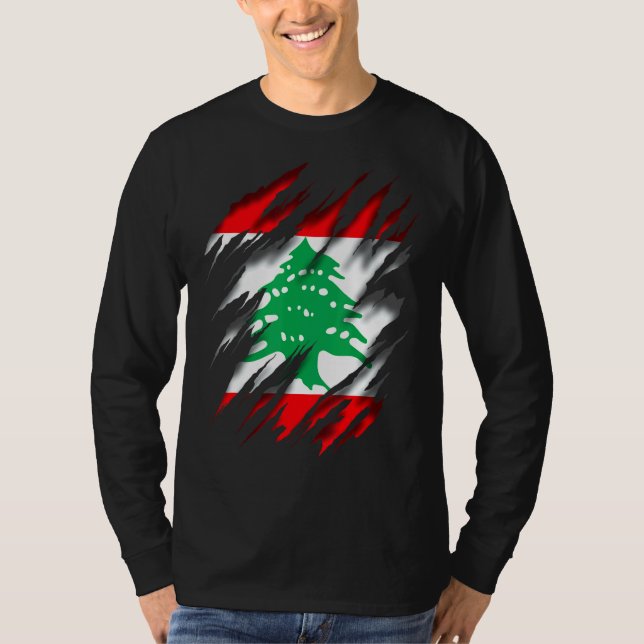 Lebanon Flag T-Shirt (Front)