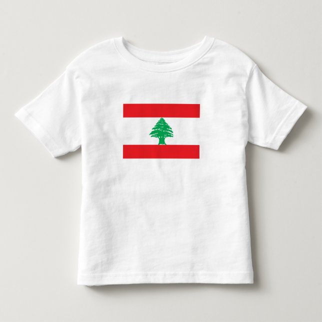 Lebanon Flag Toddler T-shirt (Front)