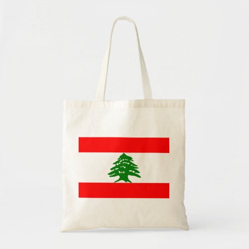 Lebanon Flag Tote Bag