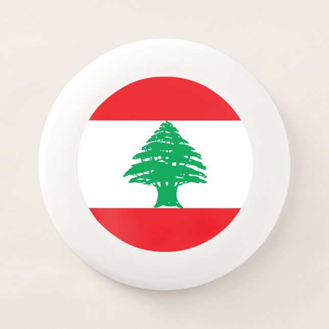 Lebanon Flag Wham-O Frisbee (Front)