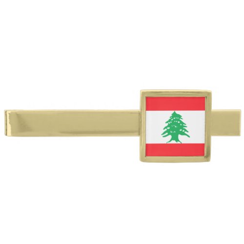 Lebanon Gold Finish Tie Bar