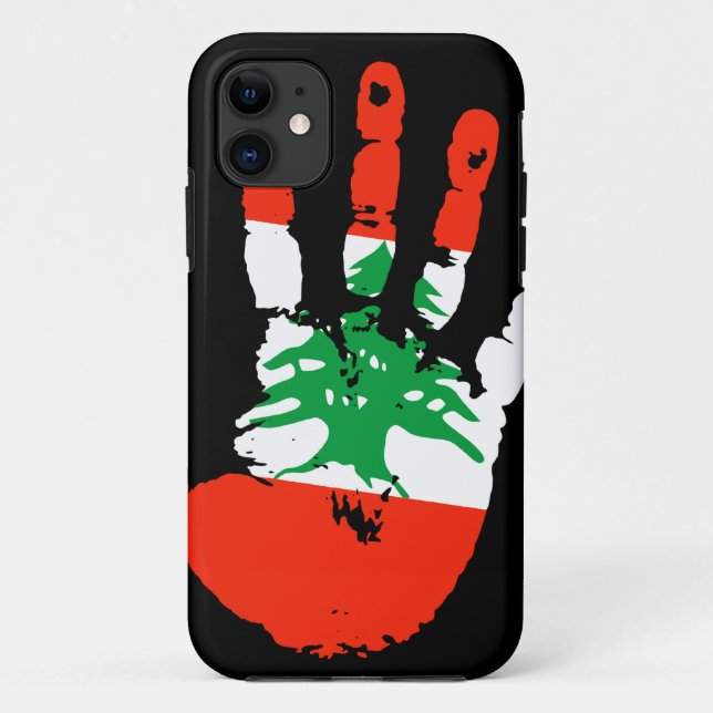 Lebanon Handprint iPhone 5 Cover (Back)