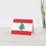 Lebanon (Lebanese) Flag Card