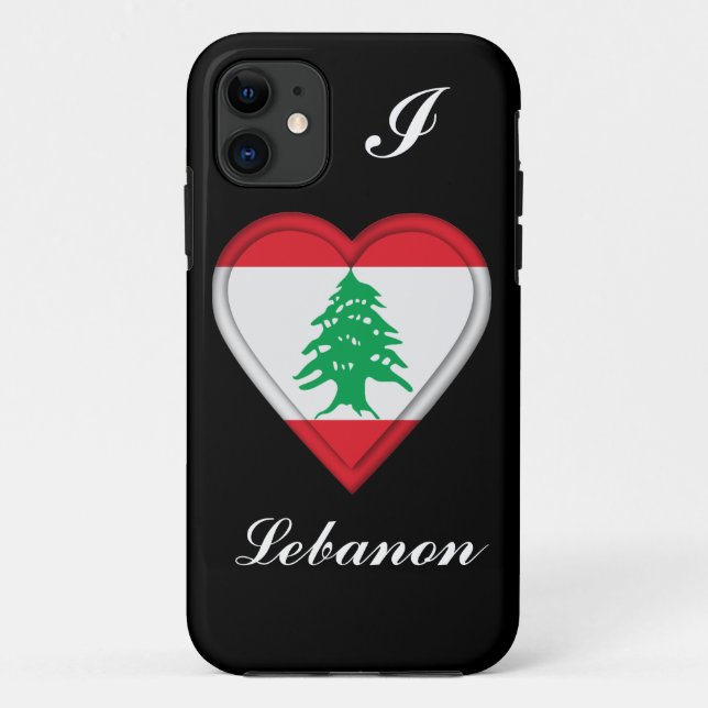 Lebanon Lebanese flag Case-Mate iPhone Case (Back)