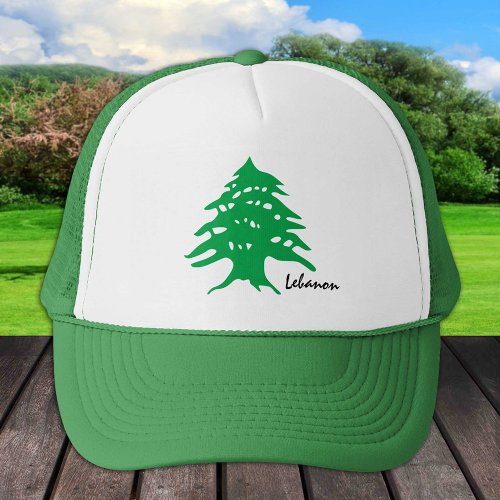 Lebanon  Lebanese flag _ fashionsports fans Trucker Hat