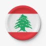 Lebanon (Lebanese) Flag Paper Plates