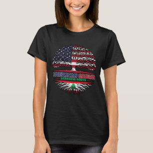 Lebanon Lebanese US American USA United States T-Shirt