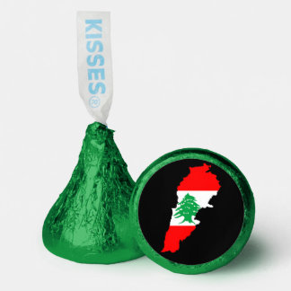 Lebanon Map with Flag Hershey®'s Kisses®