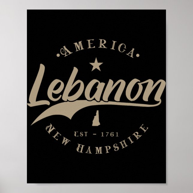 Lebanon New Hampshire  Poster (Front)